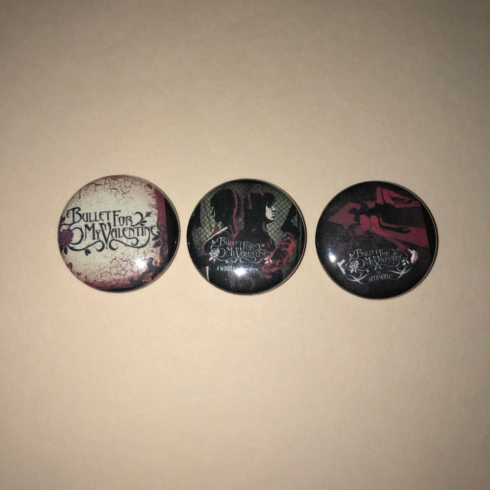 Bullet For My Valentine (band). Pins. Y2K.